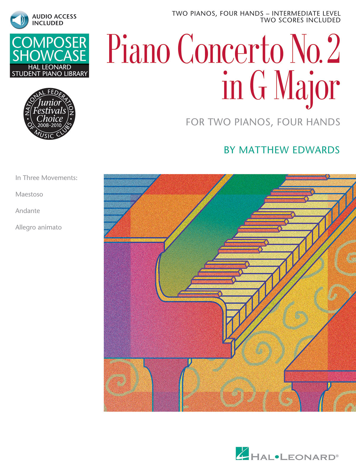 Product Cover for Concerto No. 2 in G Major for 2 Pianos, 4 Hands