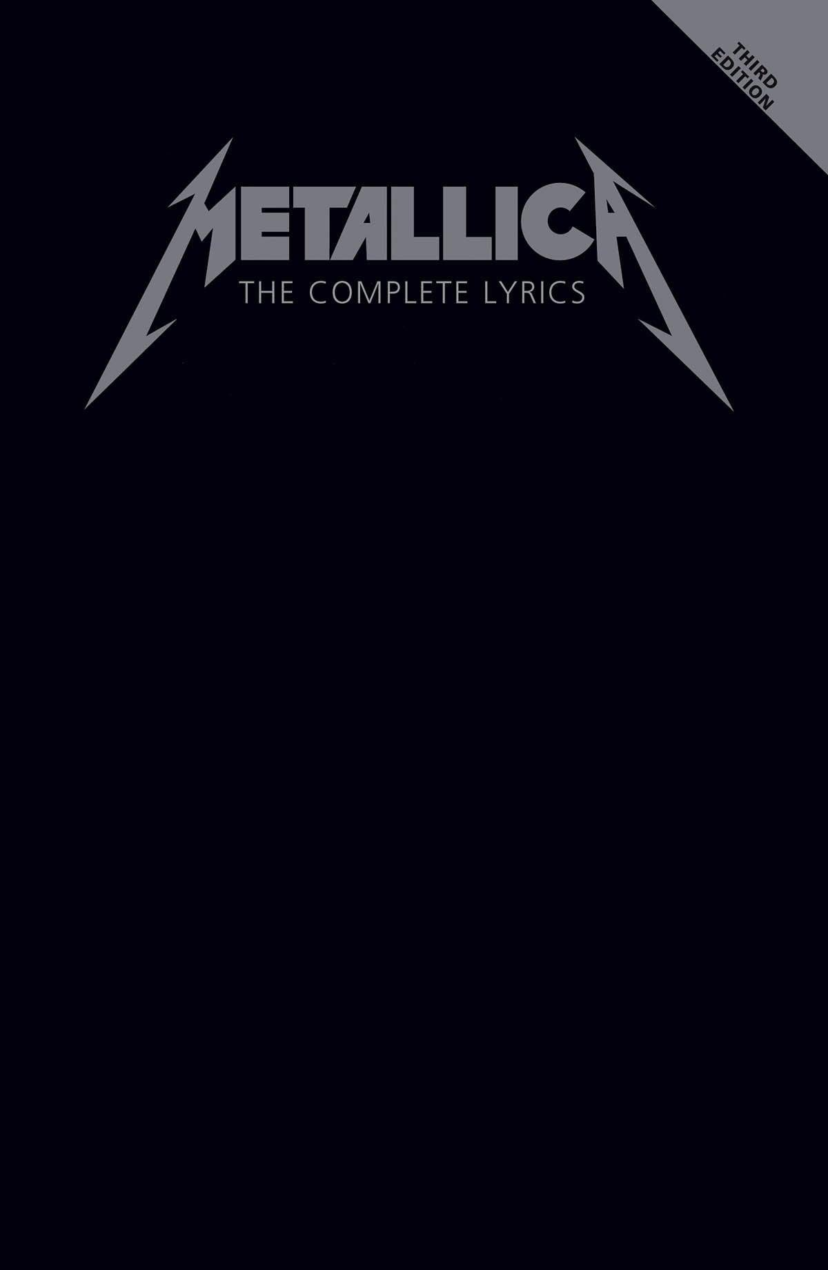 Product Cover for Metallica – The Complete Lyrics – 3rd Edition