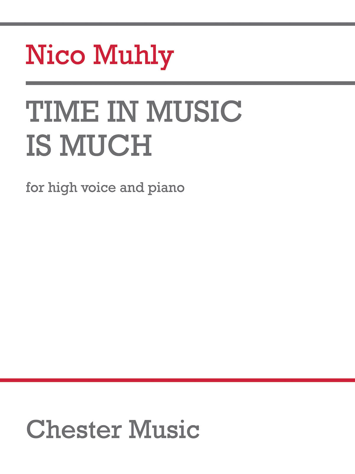 Product Cover for Time in Music Is Much