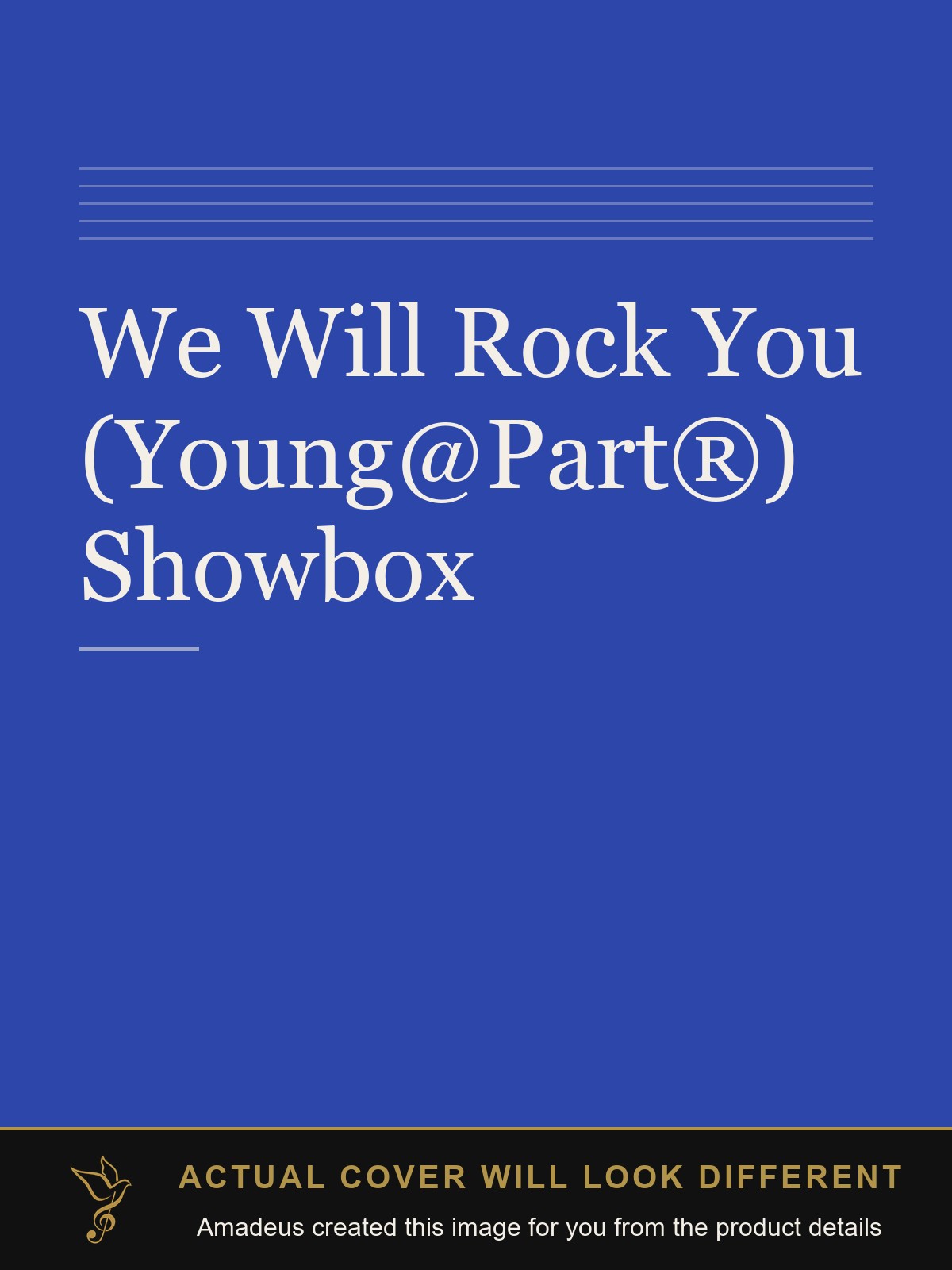 We Will Rock You (Young@Part®) Showbox - Amadeus created this image from the product details; the actual cover will look different