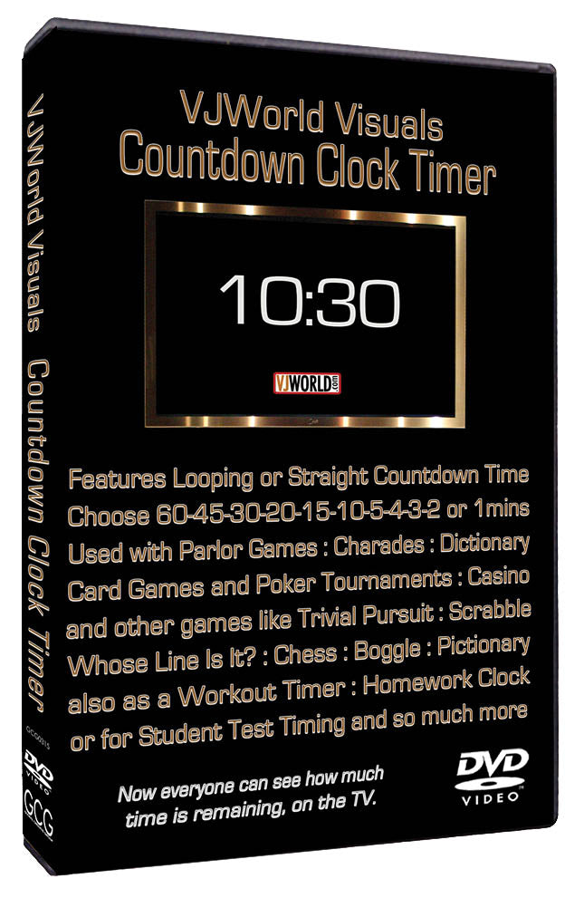 Product Cover for VJ World Visuals Countdown Clock Timer