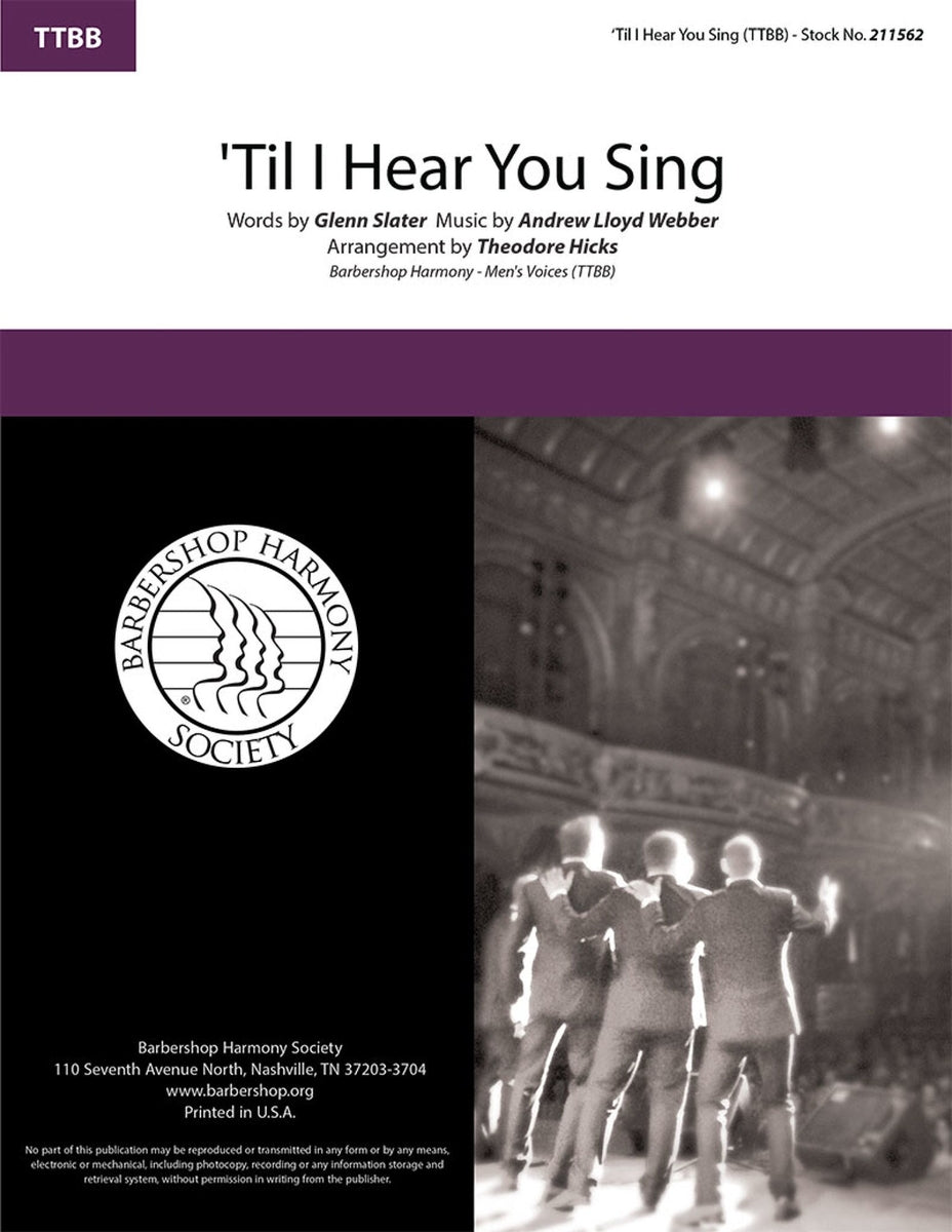 Product Cover for 'Til I Hear You Sing