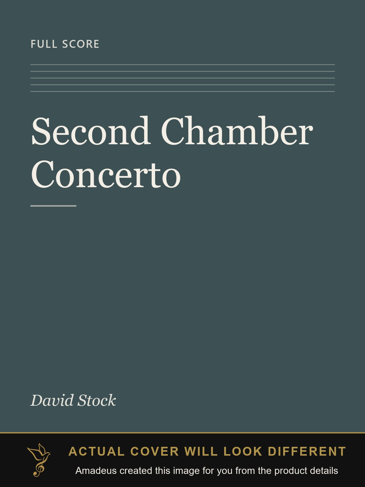 Second Chamber Concerto - Amadeus created this image from the product details; the actual cover will look different