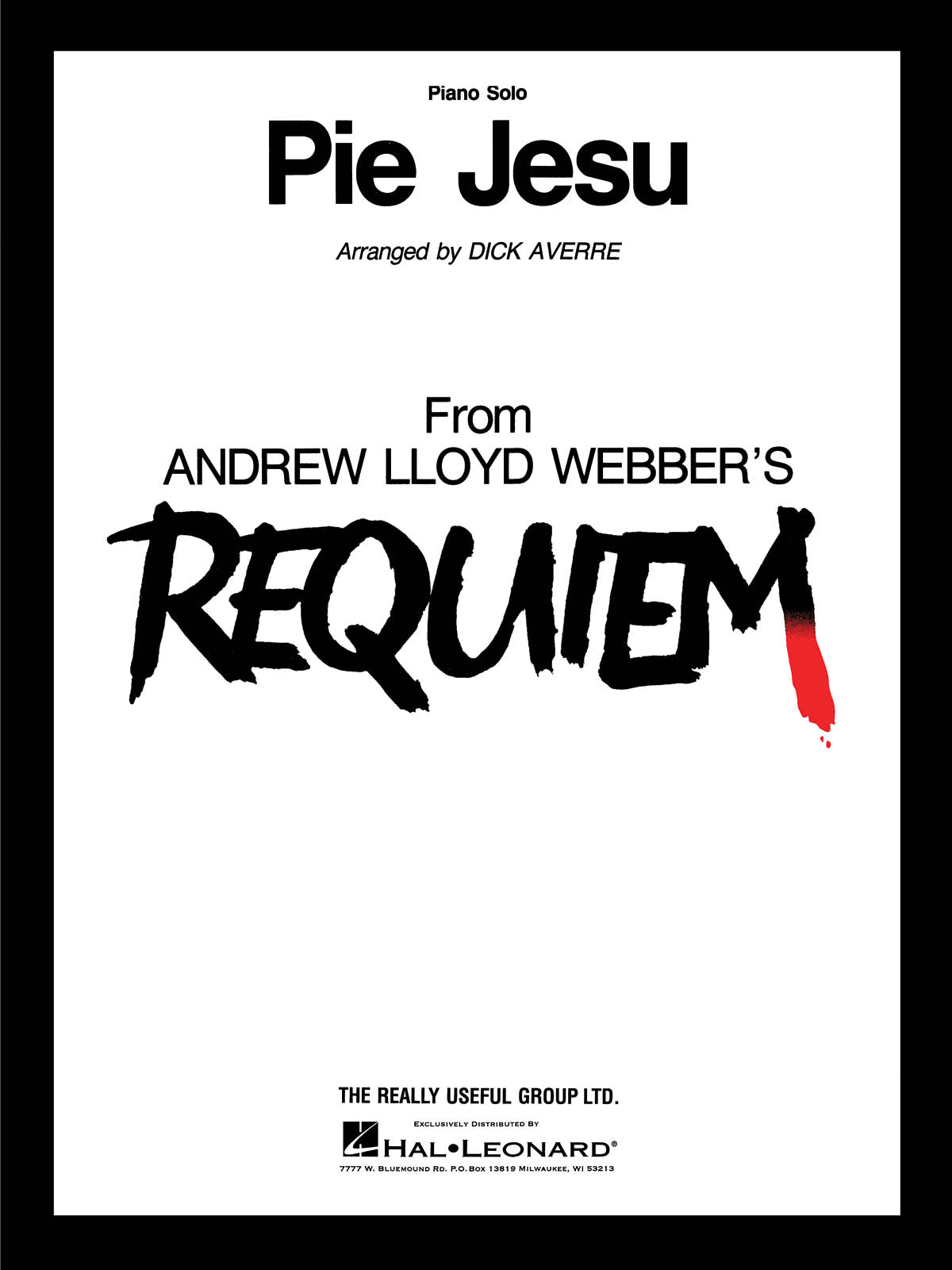 Product Cover for Pie Jesu – Piano Solo