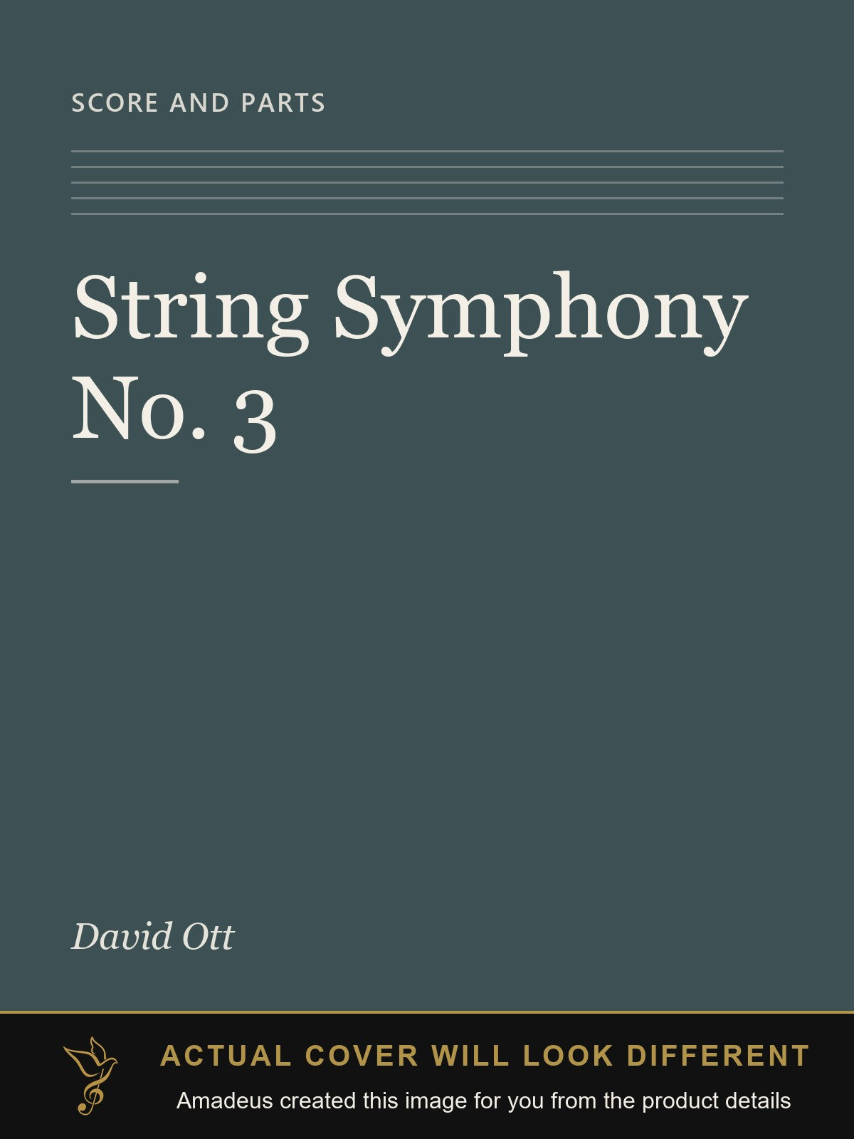 String Symphony No. 3 - Amadeus created this image from the product details; the actual cover will look different