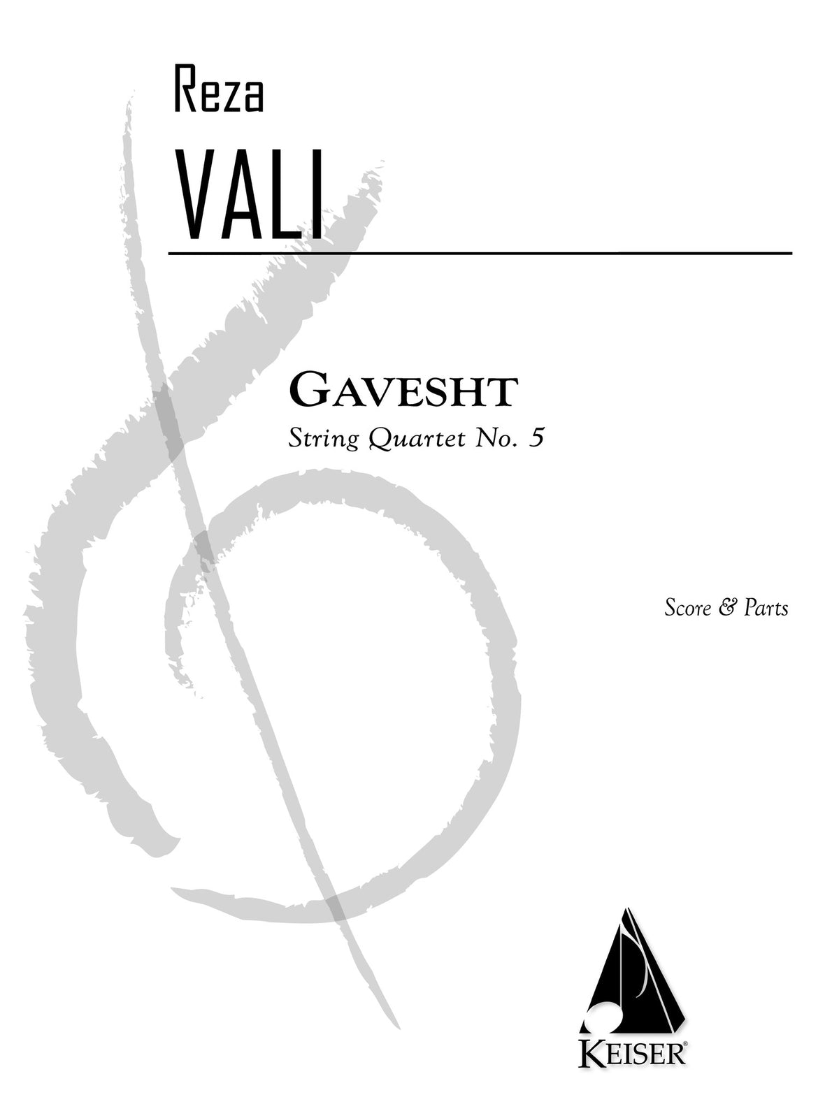 Product Cover for Gavesht: String Quartet No. 5