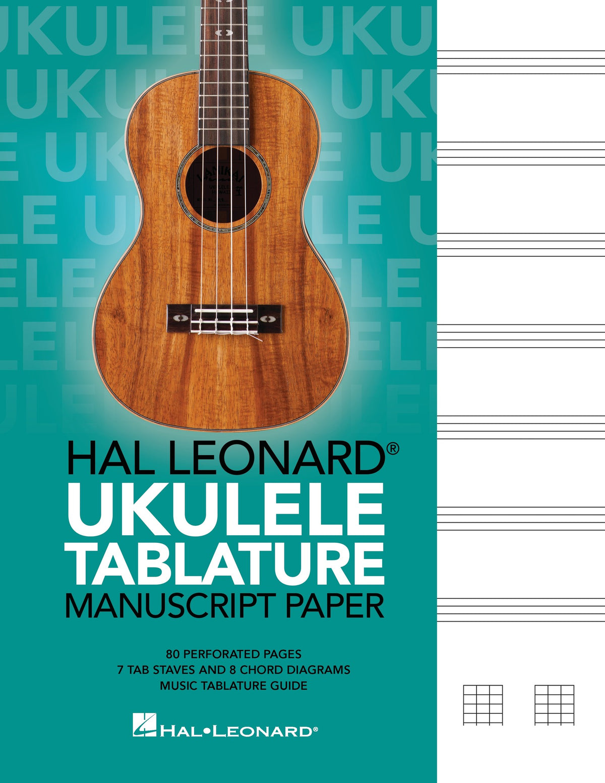 Product Cover for Hal Leonard Ukulele Tablature Manuscript Paper