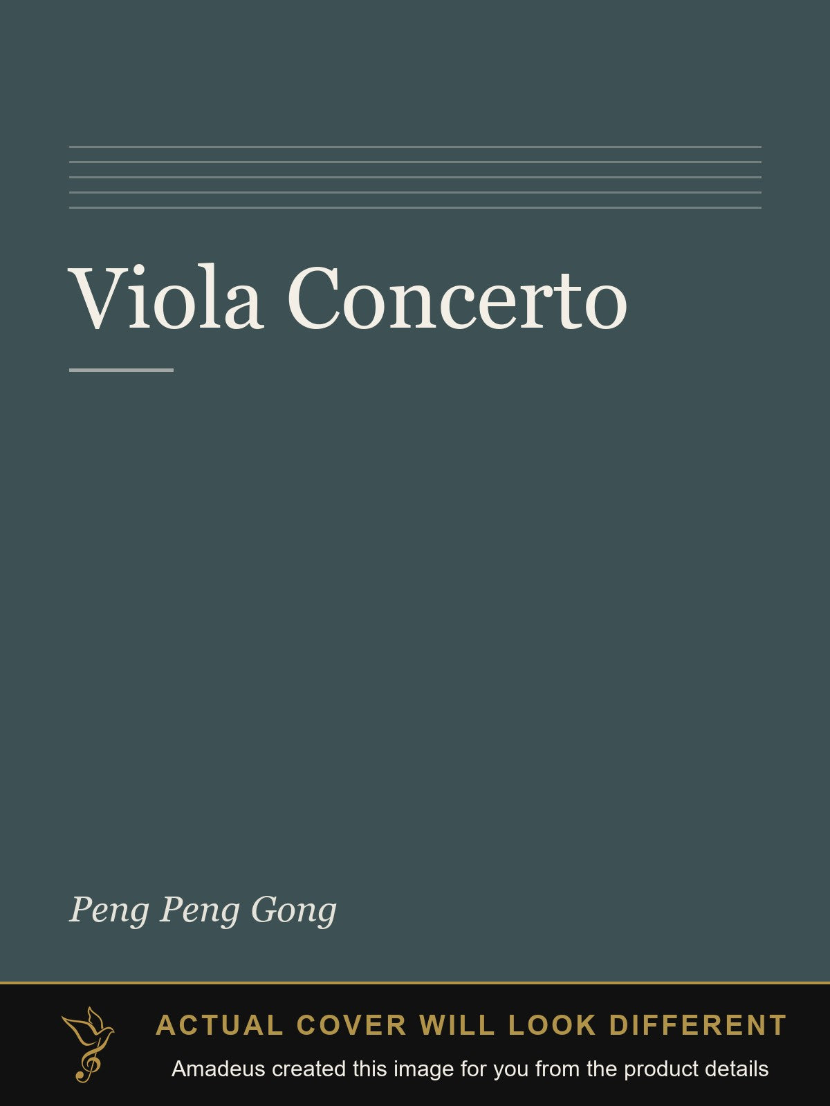 Viola Concerto - Amadeus created this image from the product details; the actual cover will look different