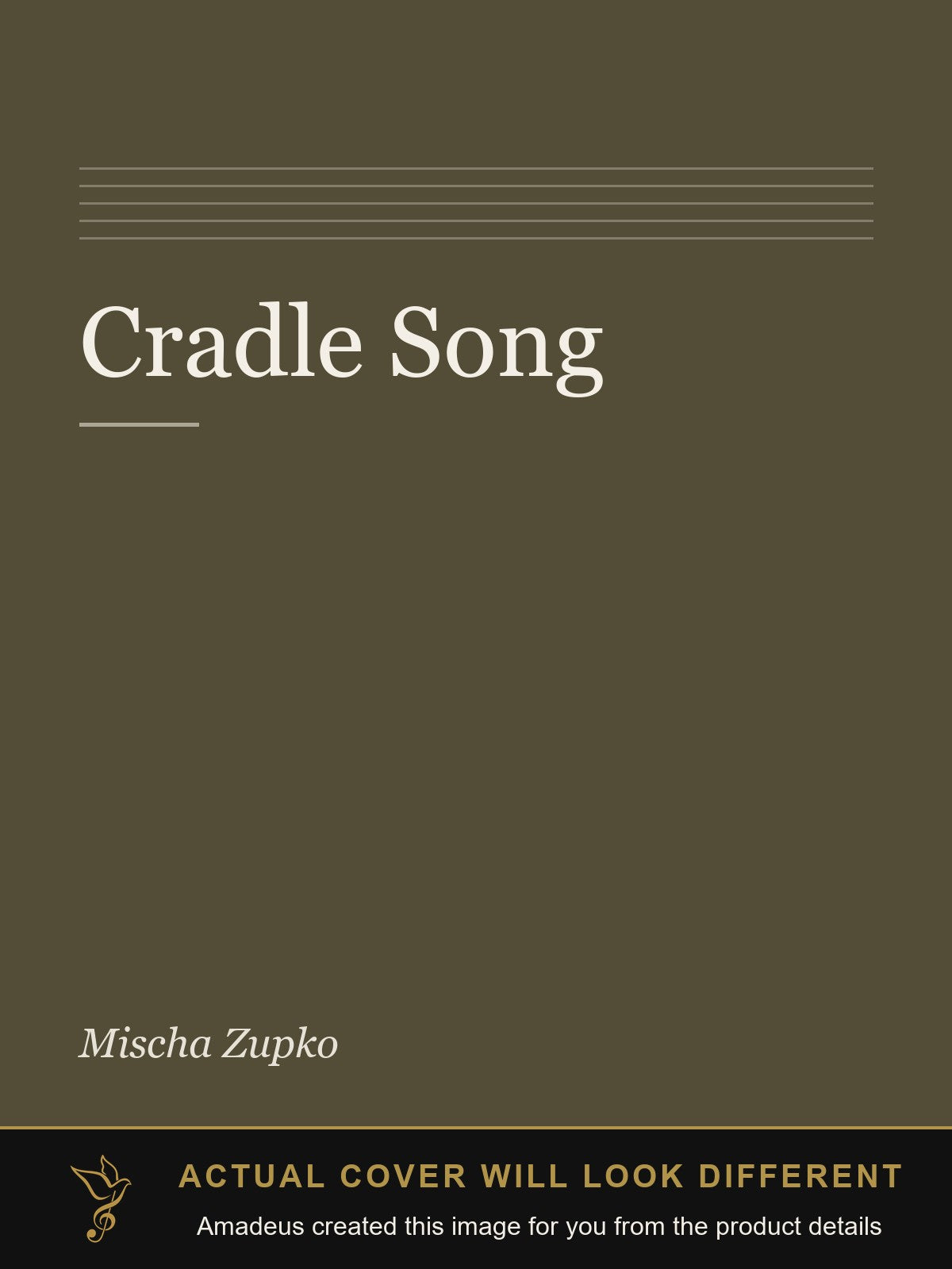 Cradle Song - Amadeus created this image from the product details; the actual cover will look different