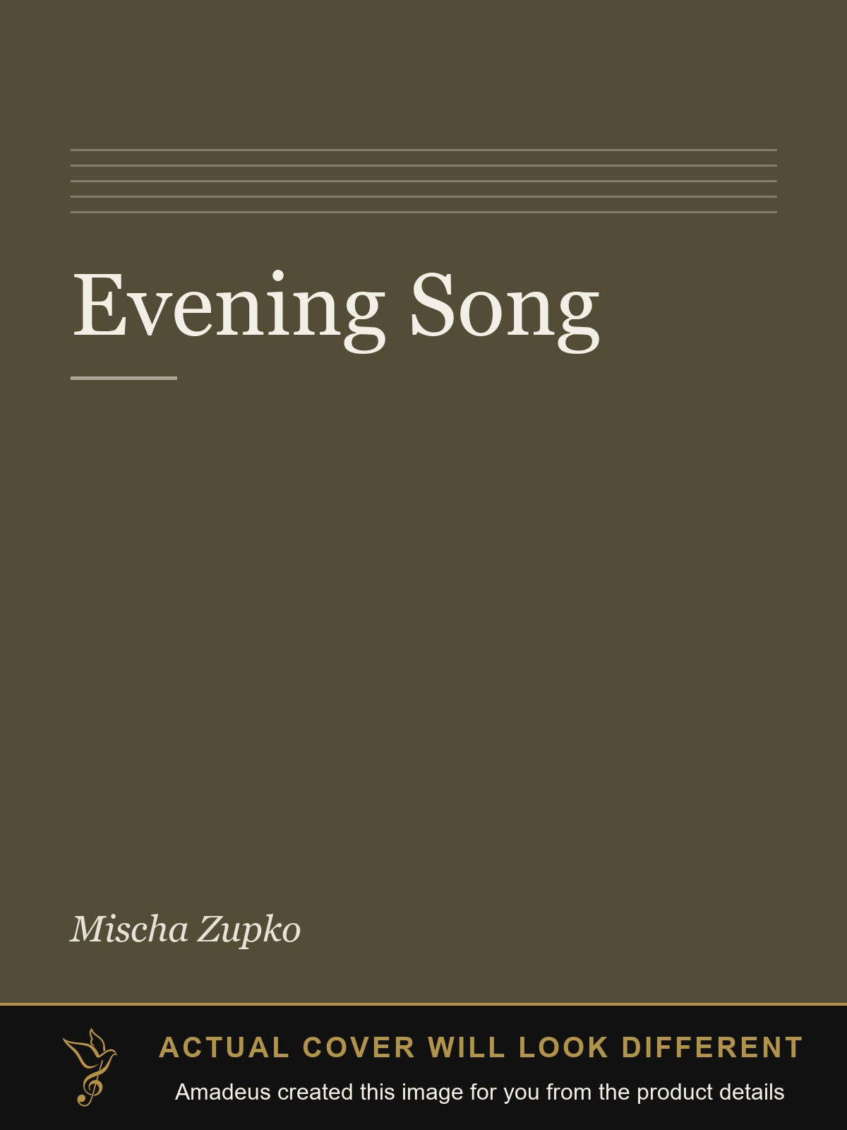 Evening Song - Amadeus created this image from the product details; the actual cover will look different