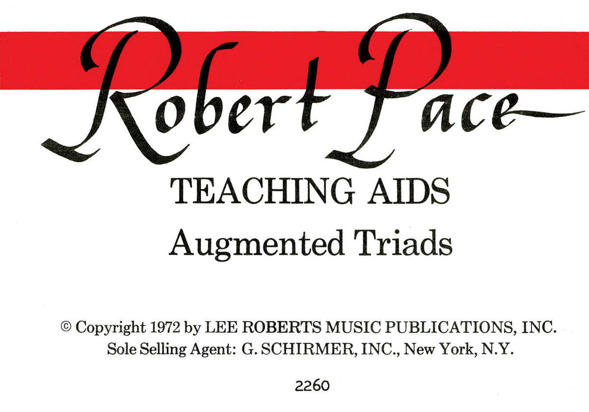Product Cover for Flash Cards, Augmented Triads, Per Set