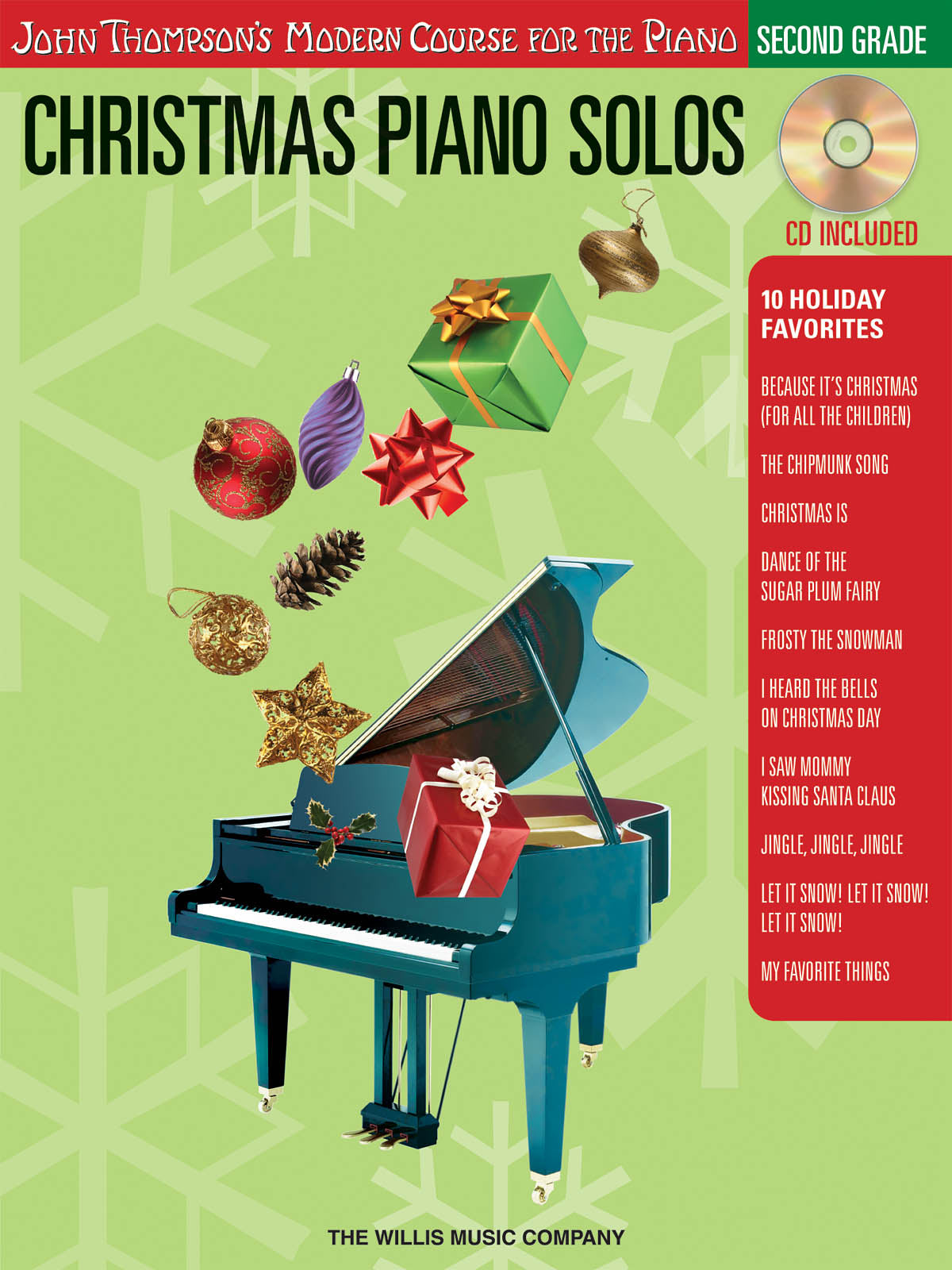 Product Cover for Christmas Piano Solos – Second Grade (Book/CD Pack)