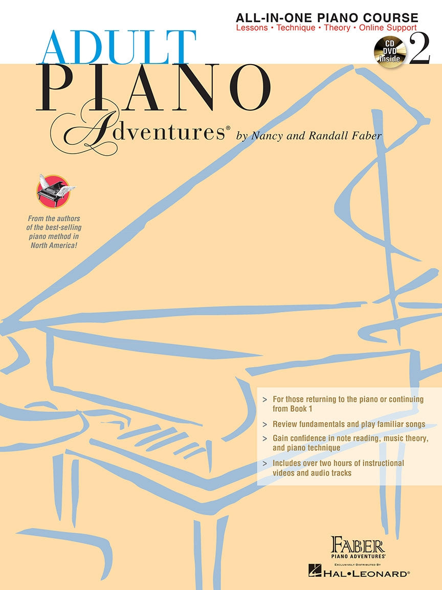 Product Cover for Adult Piano Adventures All-in-One Lesson Book 2