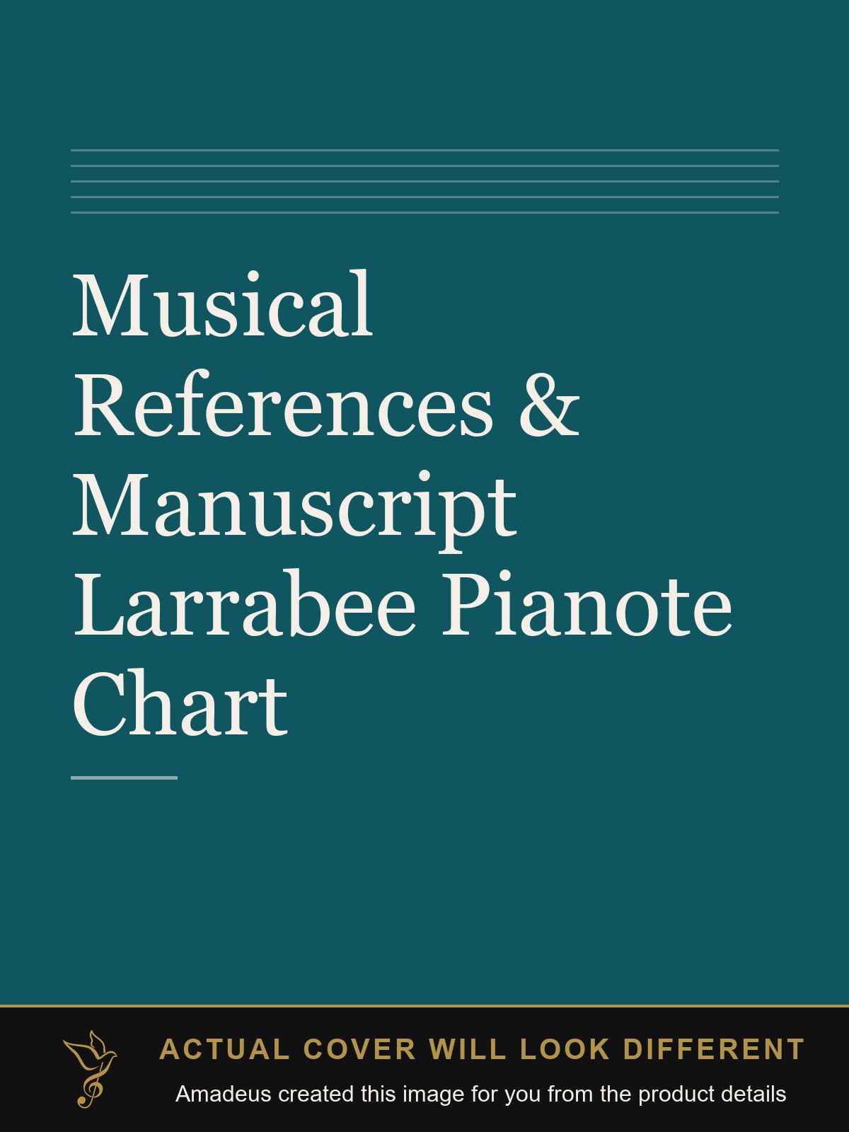 Musical References & Manuscript Larrabee Pianote Chart - Amadeus created this image from the product details; the actual cover will look different