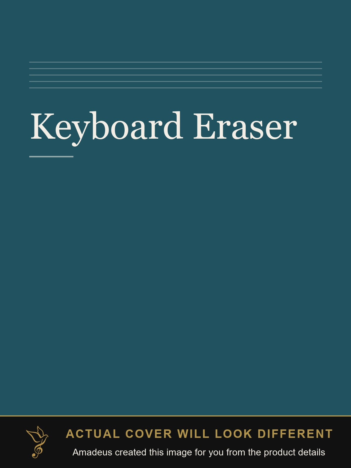 Keyboard Eraser - Amadeus created this image from the product details; the actual cover will look different