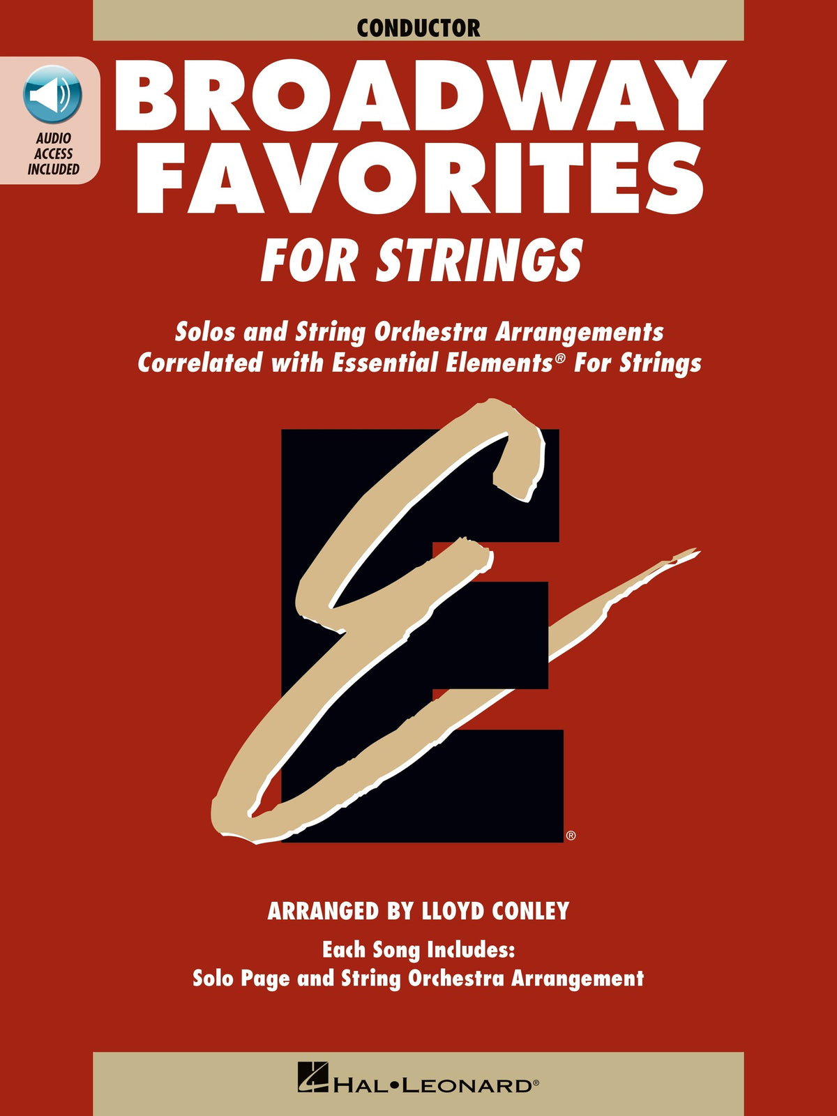 Product Cover for Essential Elements Broadway Favorites for Strings – Conductor