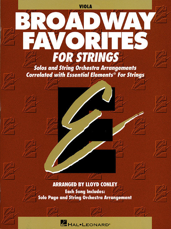 Product Cover for Essential Elements Broadway Favorites for Strings – Viola