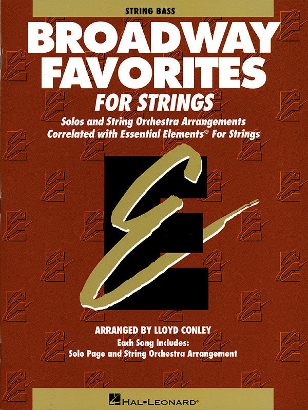 Product Cover for Essential Elements Broadway Favorites for Strings – String Bass
