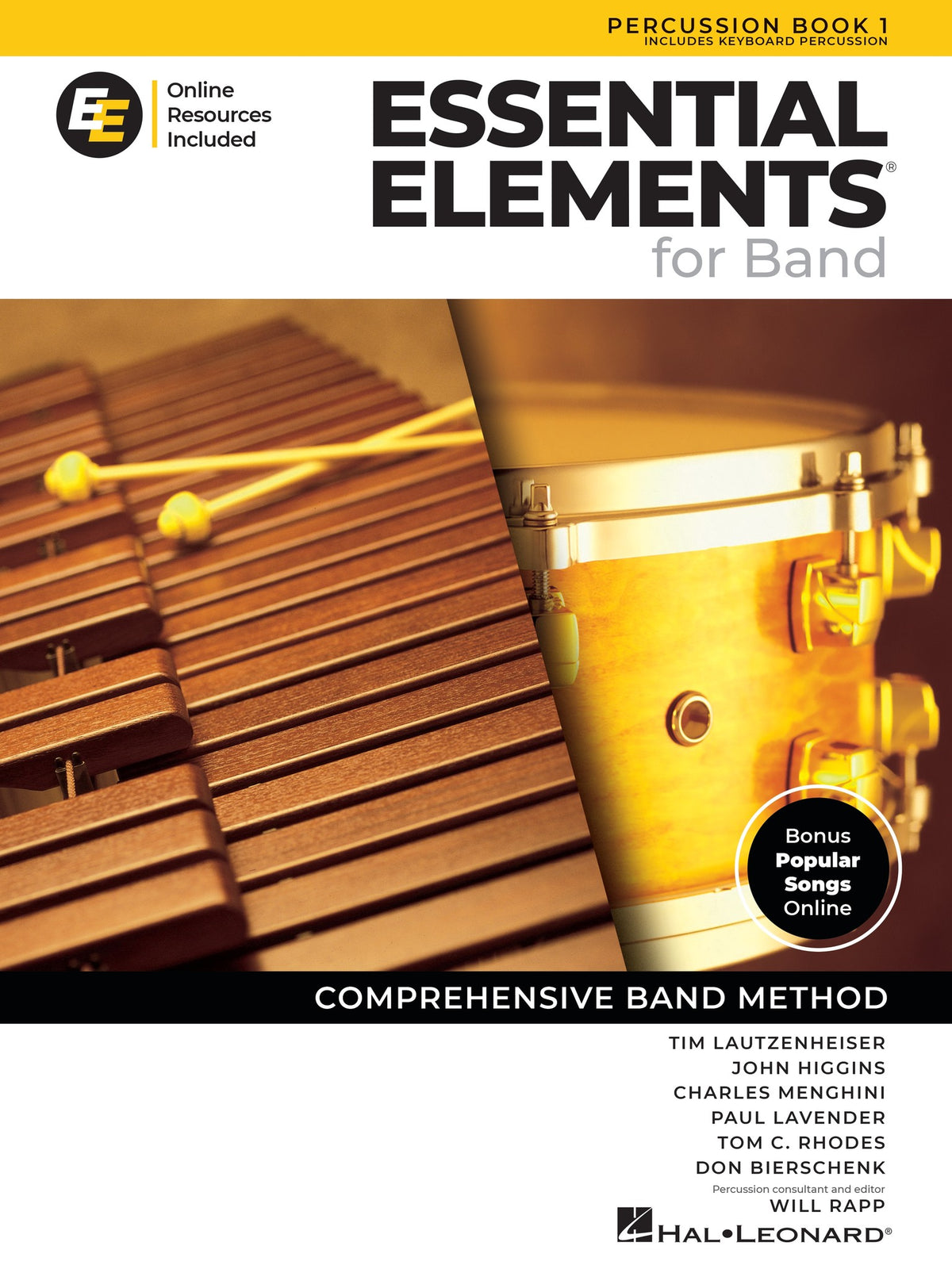 Product Cover for Essential Elements for Band – Percussion/Keyboard Percussion Book 1 Online Resources