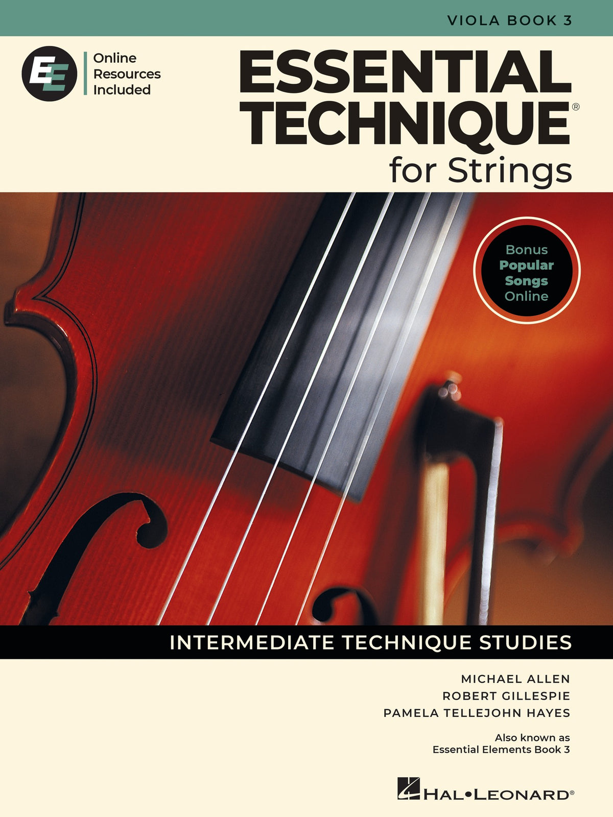 Product Cover for Essential Technique for Strings – Viola Book 3 with Online Resources