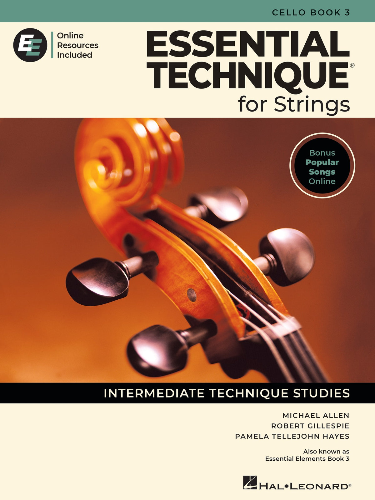 Product Cover for Essential Technique for Strings – Cello Book 3 with Online Resources