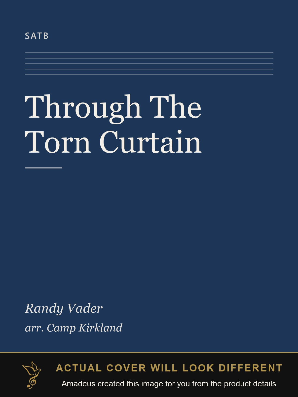 Through The Torn Curtain - Amadeus created this image from the product details; the actual cover will look different