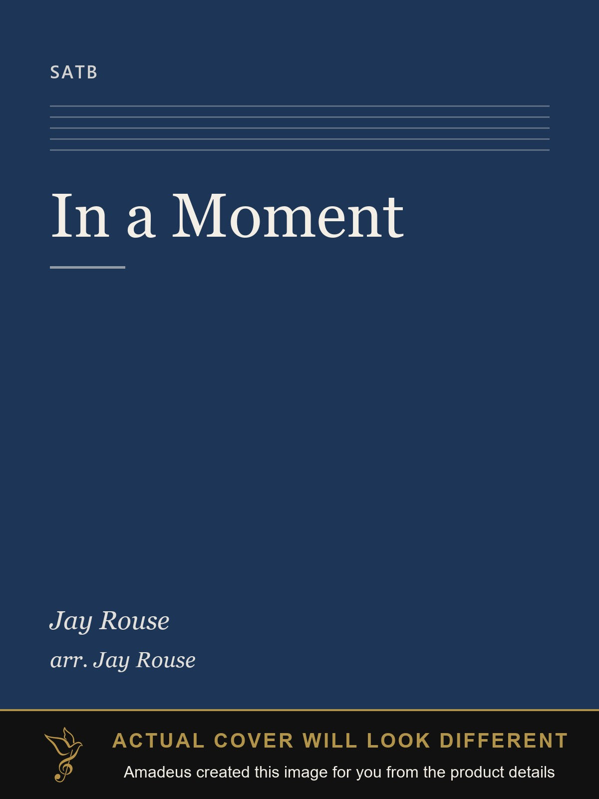 In a Moment - Amadeus created this image from the product details; the actual cover will look different
