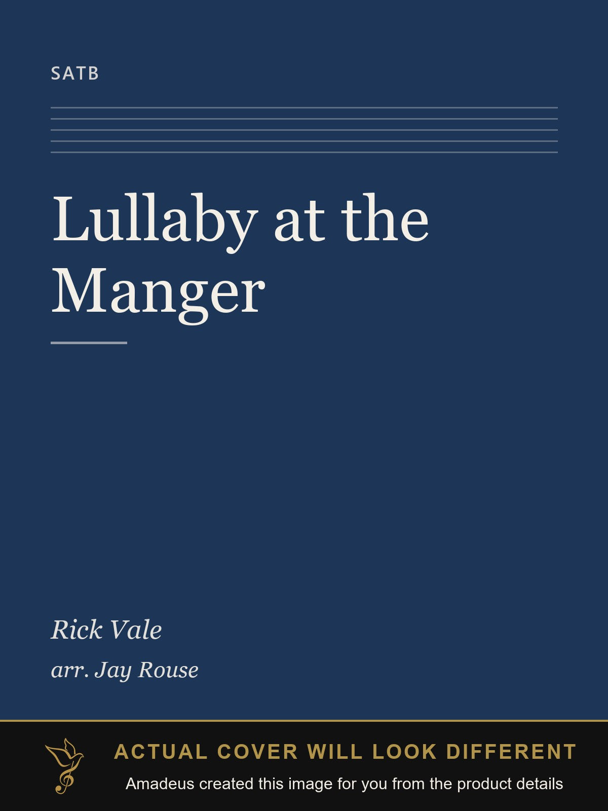 Lullaby at the Manger - Amadeus created this image from the product details; the actual cover will look different