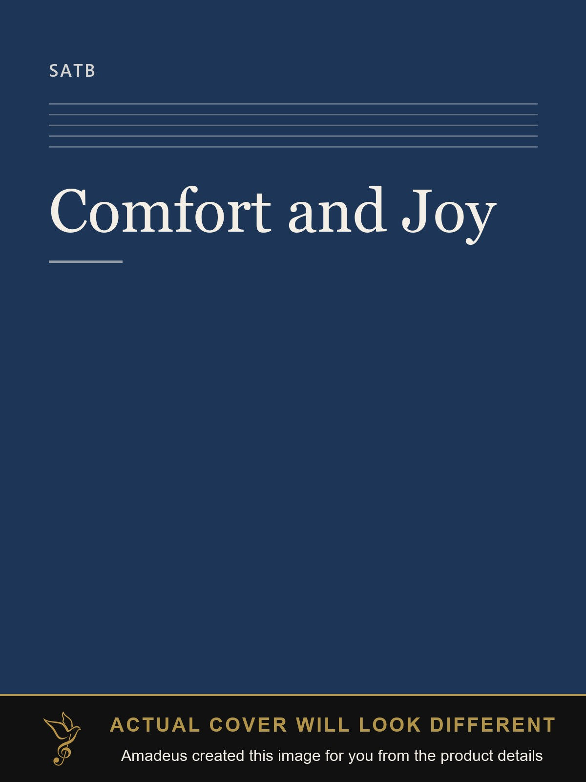 Comfort and Joy - Amadeus created this image from the product details; the actual cover will look different