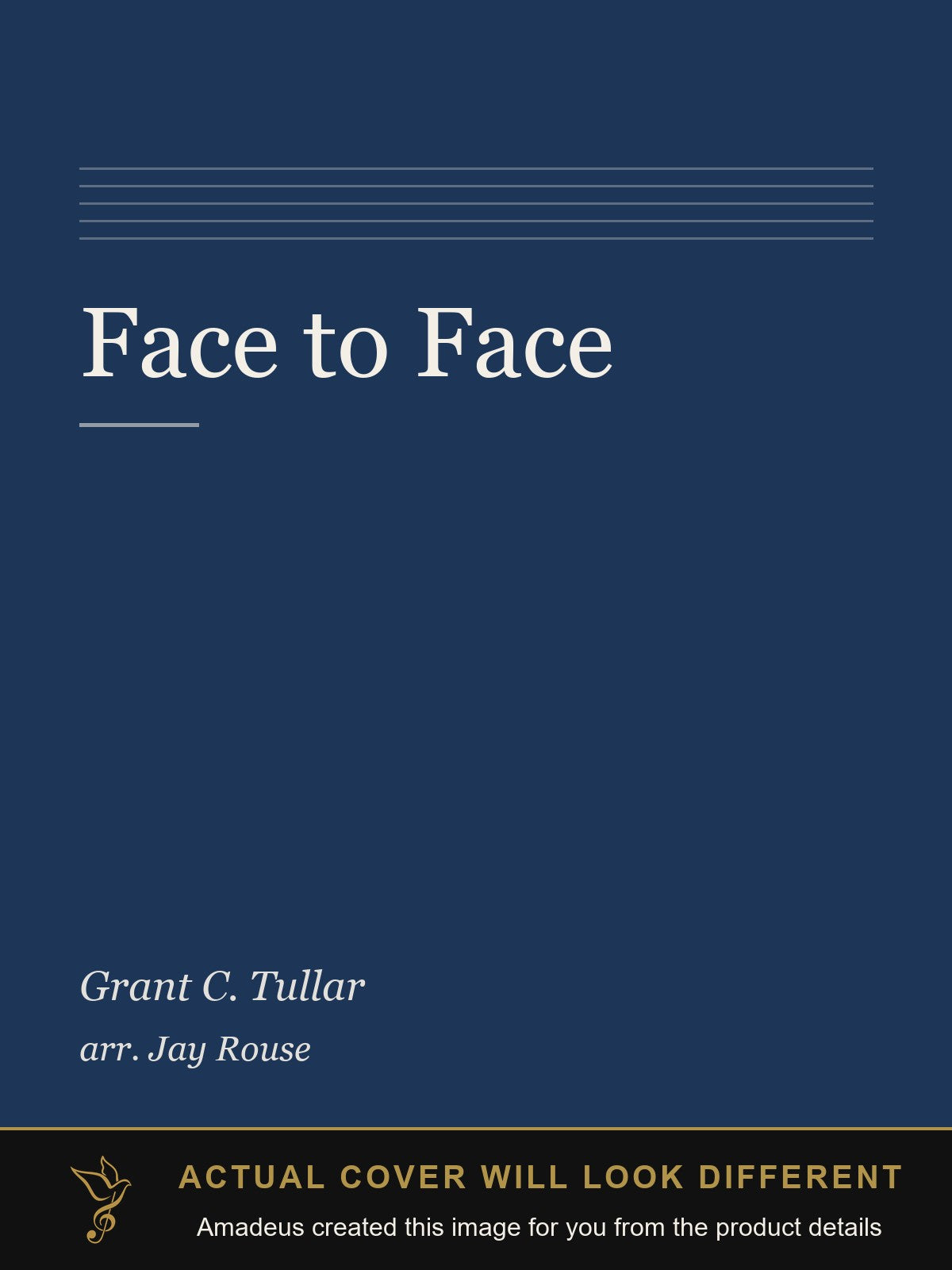 Face to Face - Amadeus created this image from the product details; the actual cover will look different