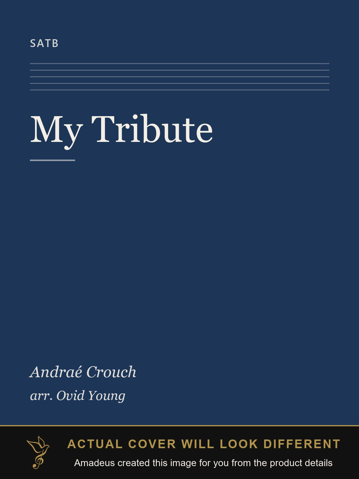 My Tribute - Amadeus created this image from the product details; the actual cover will look different