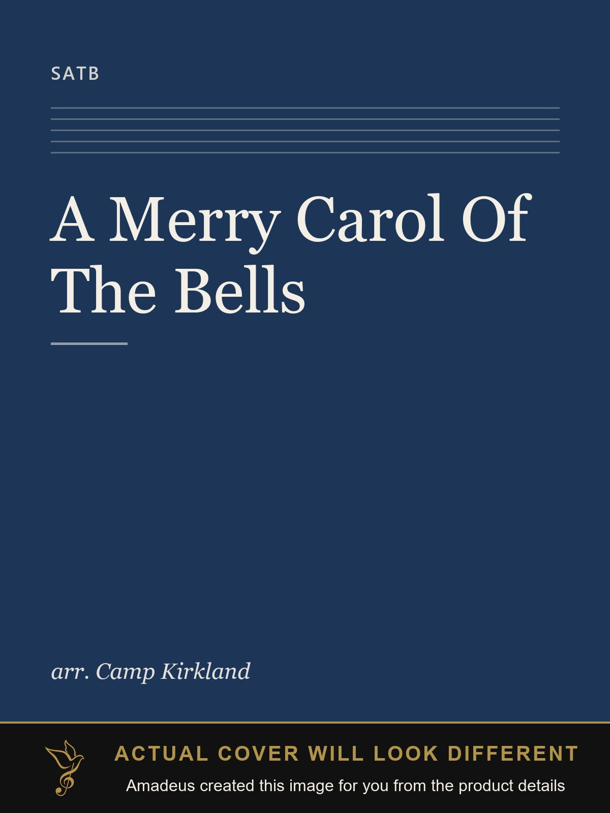 A Merry Carol Of The Bells - Amadeus created this image from the product details; the actual cover will look different
