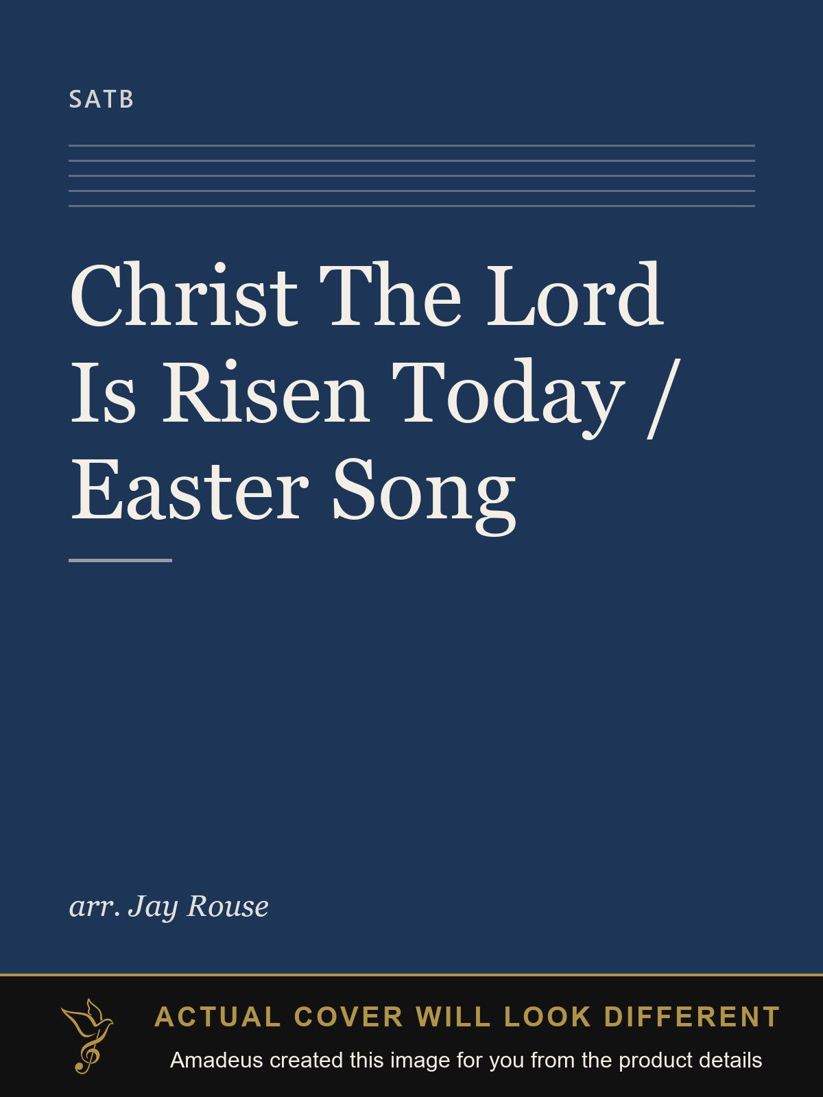 Christ The Lord Is Risen Today / Easter Song - Amadeus created this image from the product details; the actual cover will look different