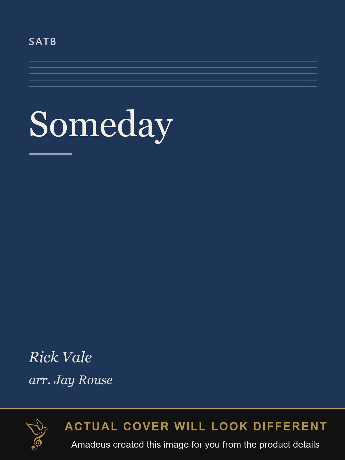 Someday - Amadeus created this image from the product details; the actual cover will look different