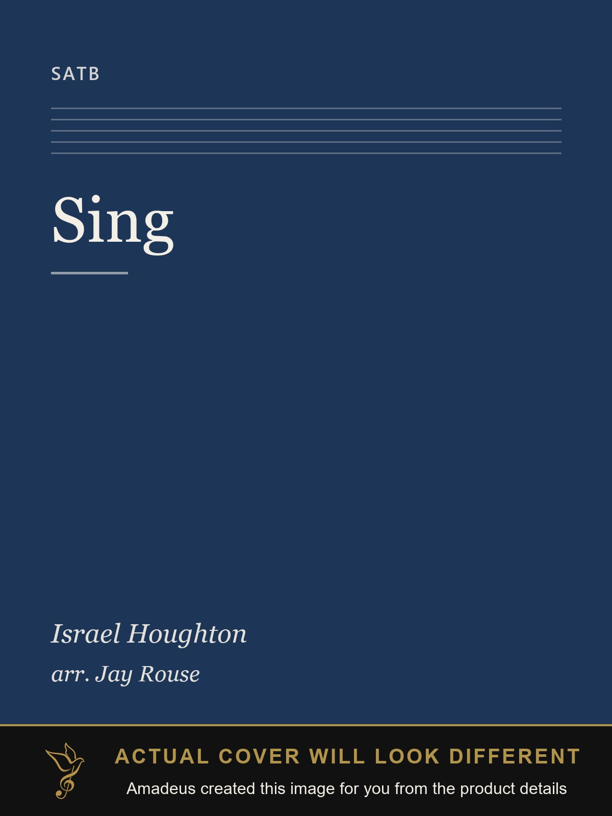 Sing - Amadeus created this image from the product details; the actual cover will look different