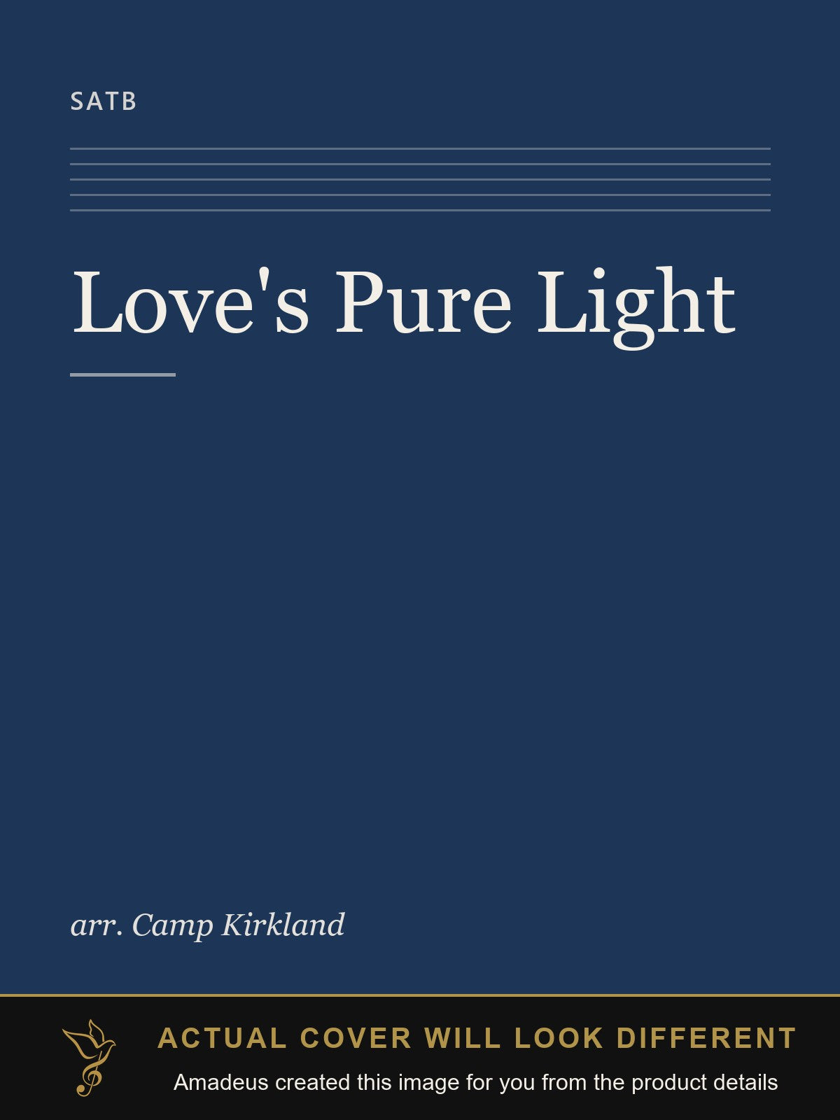 Love's Pure Light - Amadeus created this image from the product details; the actual cover will look different