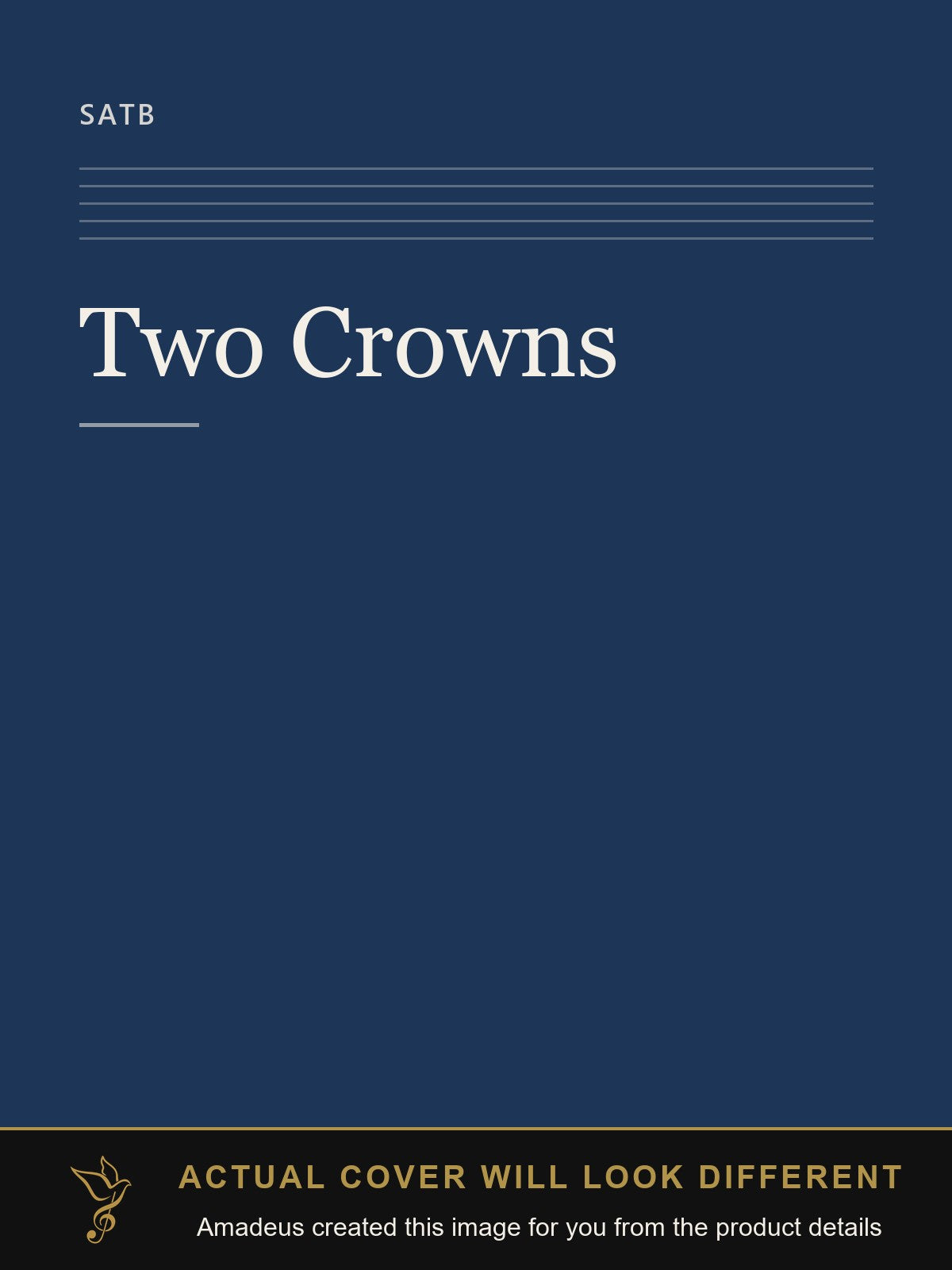 Two Crowns - Amadeus created this image from the product details; the actual cover will look different