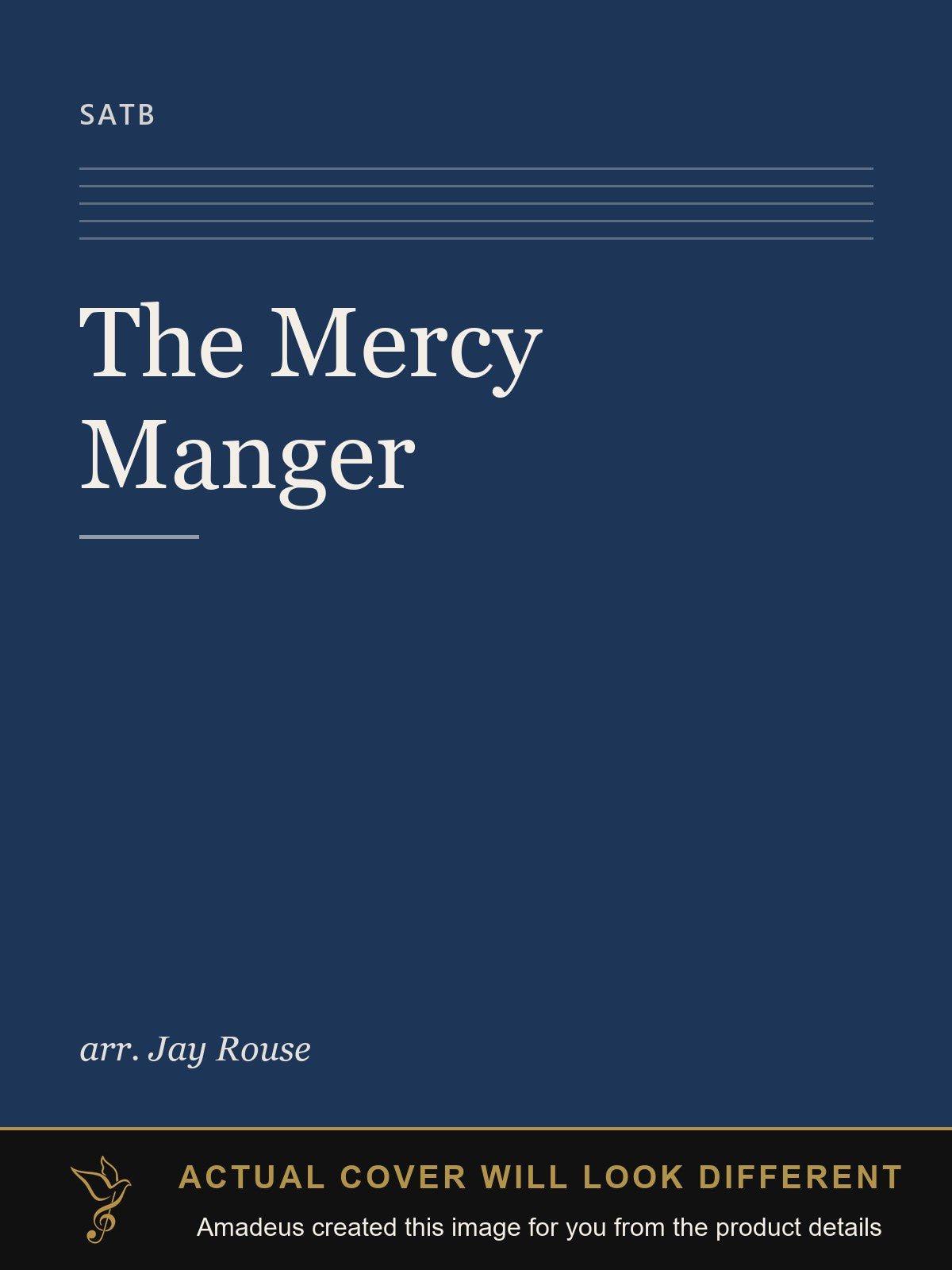 The Mercy Manger - Amadeus created this image from the product details; the actual cover will look different