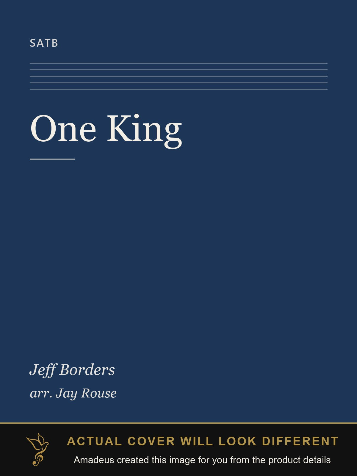One King - Amadeus created this image from the product details; the actual cover will look different