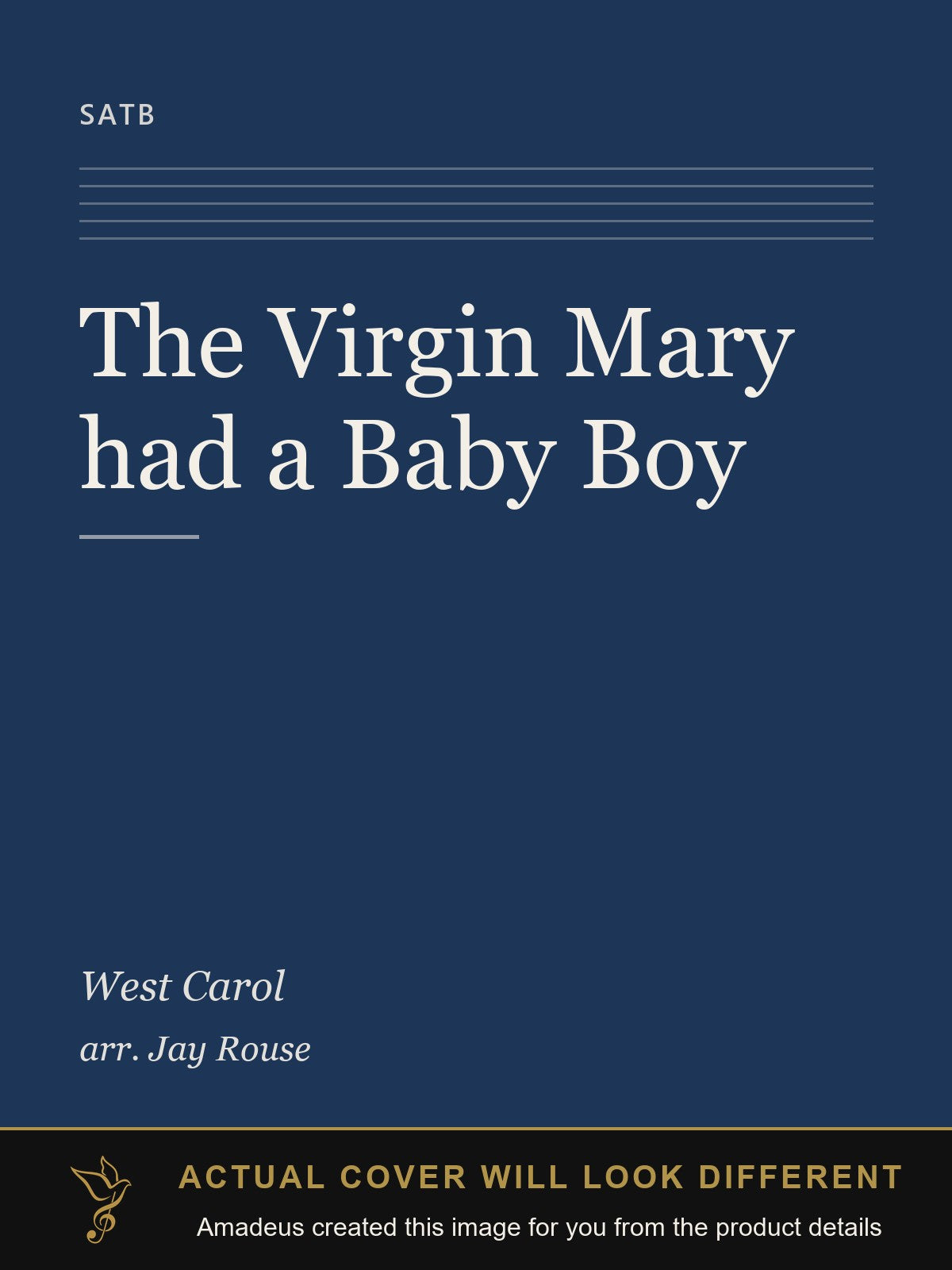 The Virgin Mary had a Baby Boy - Amadeus created this image from the product details; the actual cover will look different