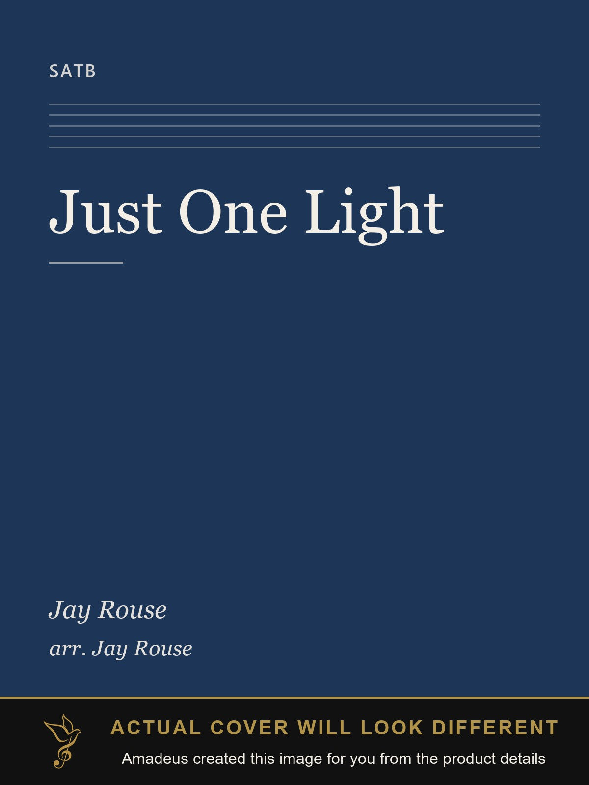 Just One Light - Amadeus created this image from the product details; the actual cover will look different
