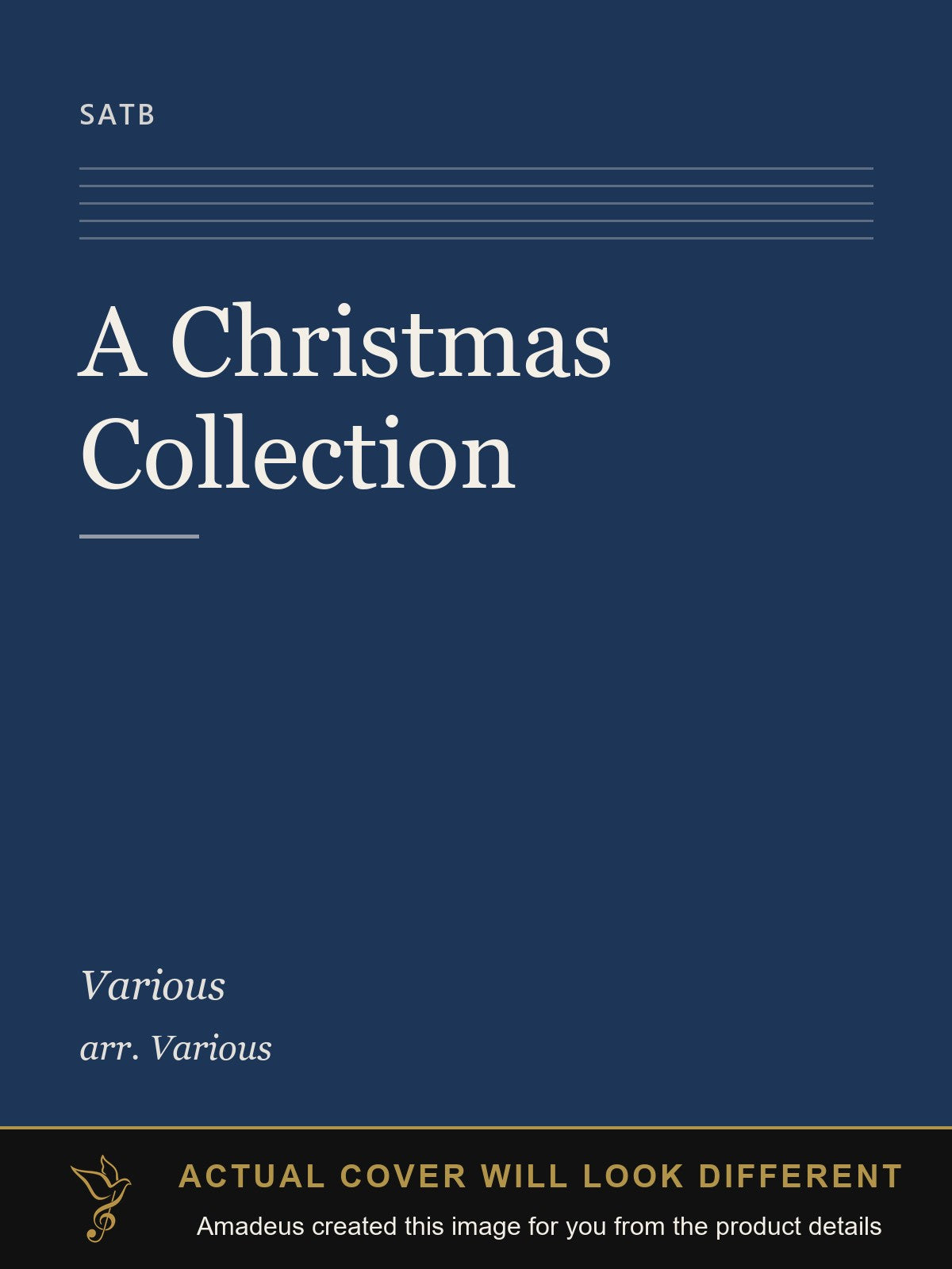 A Christmas Collection - Amadeus created this image from the product details; the actual cover will look different