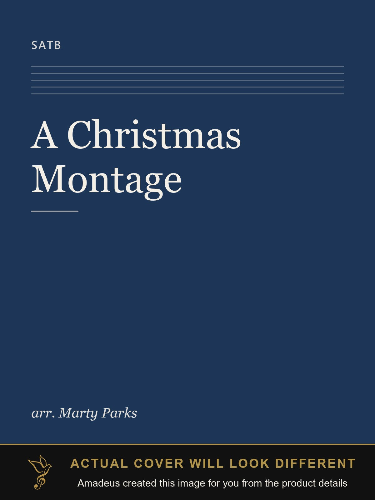 A Christmas Montage - Amadeus created this image from the product details; the actual cover will look different
