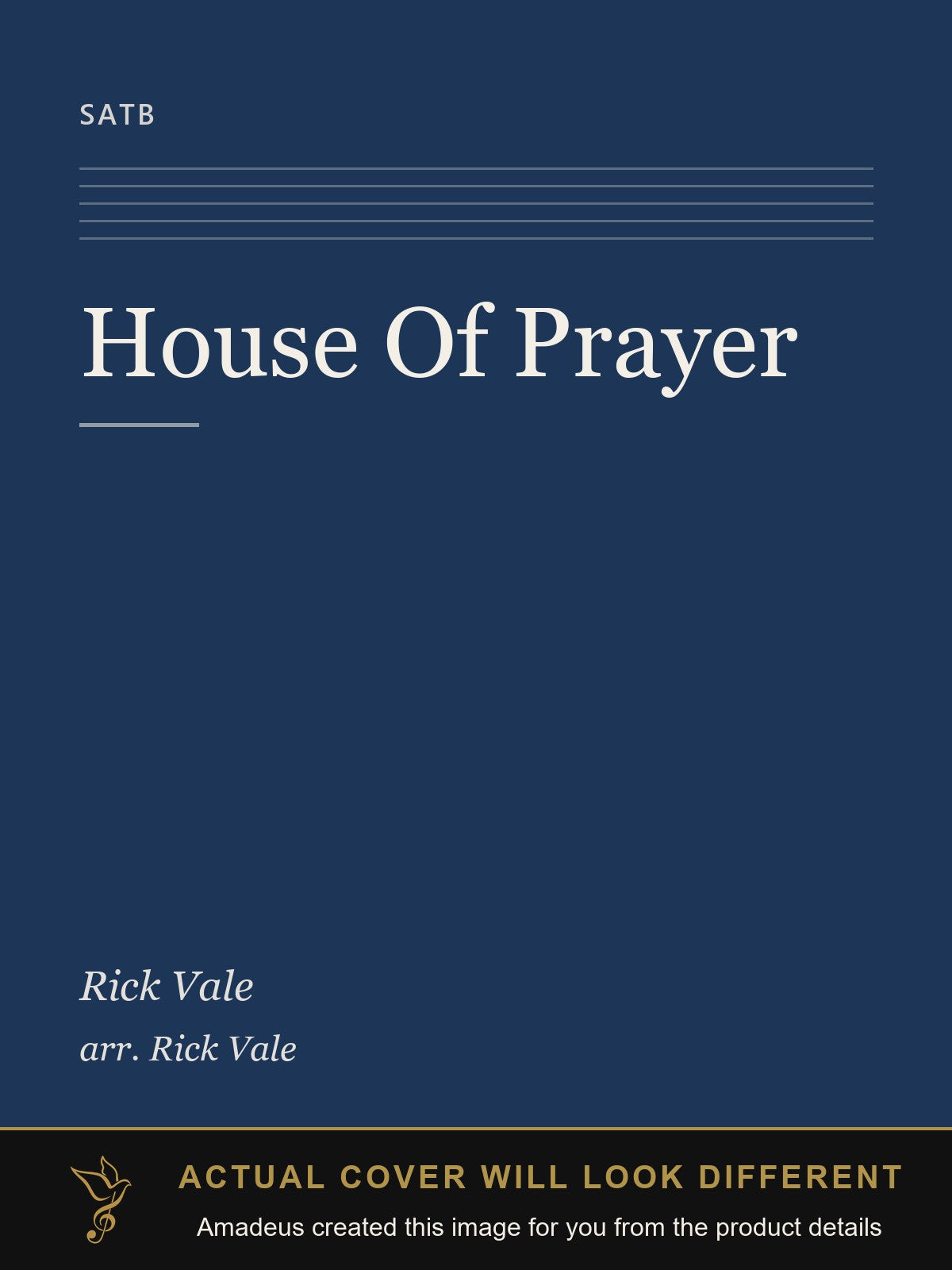 House Of Prayer - Amadeus created this image from the product details; the actual cover will look different