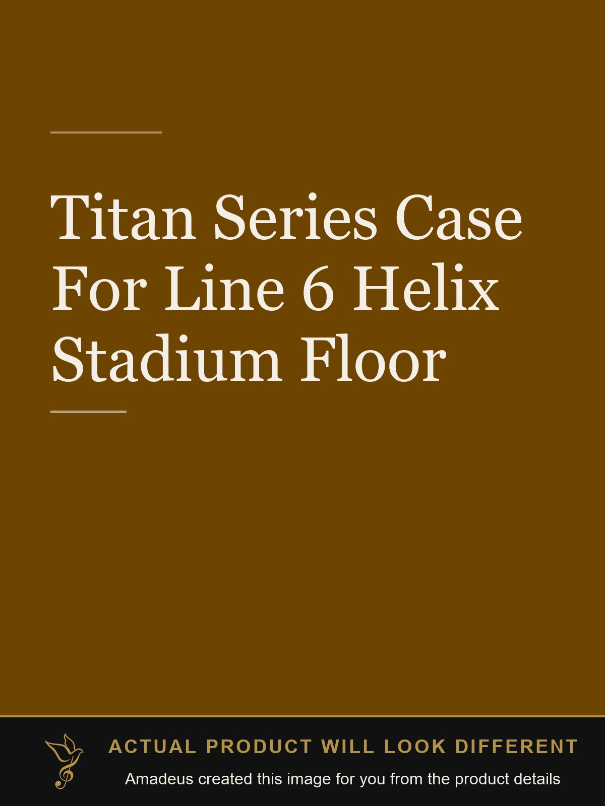 Titan Series Case For Line 6 Helix Stadium Floor - Amadeus created this image from the product details; the actual product will look different