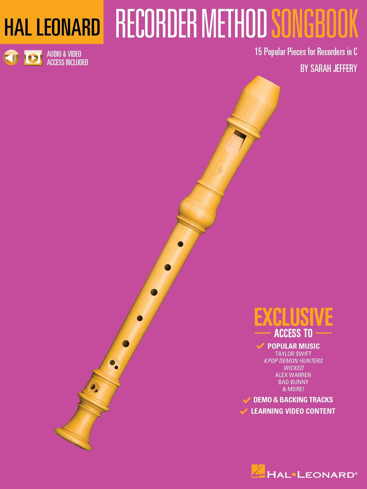Product Cover for Hal Leonard Recorder Method Songbook