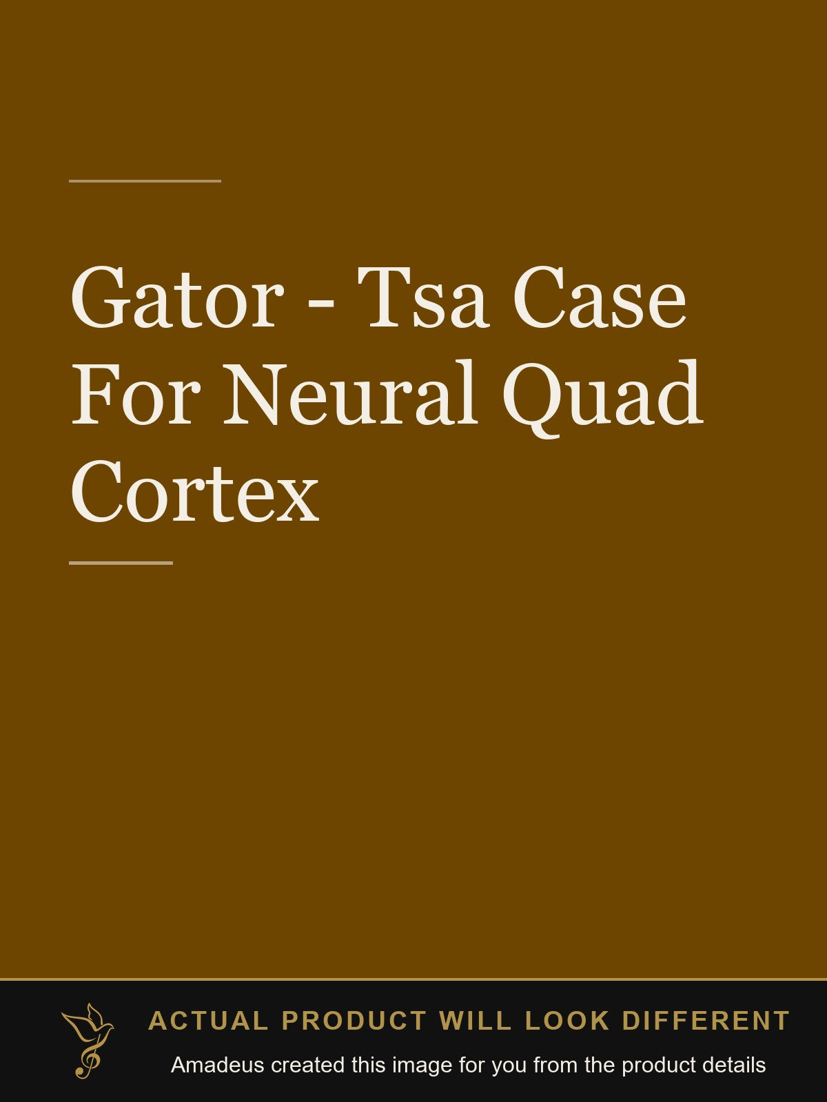 Gator - Tsa Case For Neural Quad Cortex - Amadeus created this image from the product details; the actual product will look different
