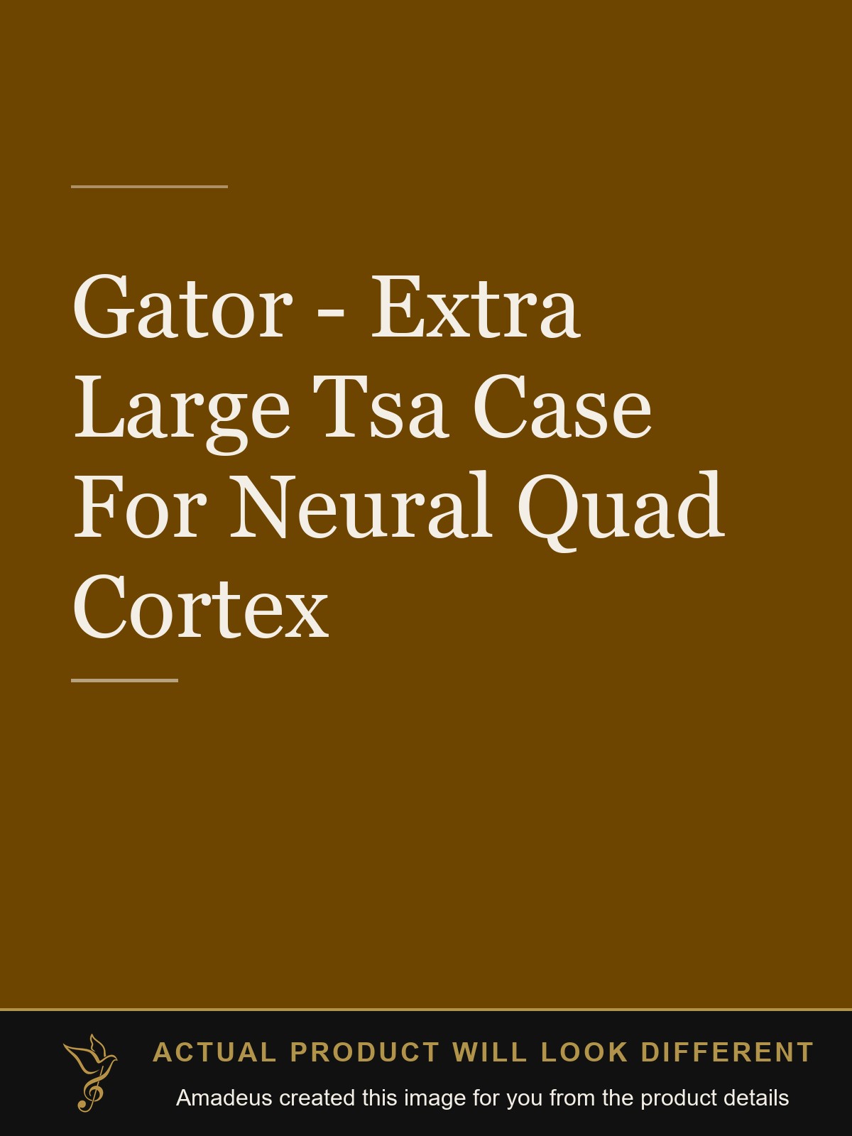 Gator - Extra Large Tsa Case For Neural Quad Cortex - Amadeus created this image from the product details; the actual product will look different