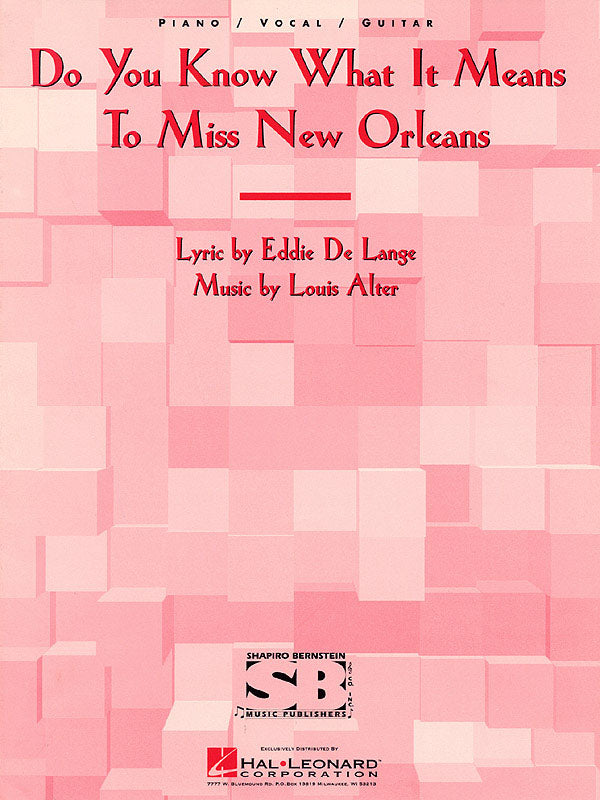 Product Cover for Do You Know What It Means to Miss New Orleans