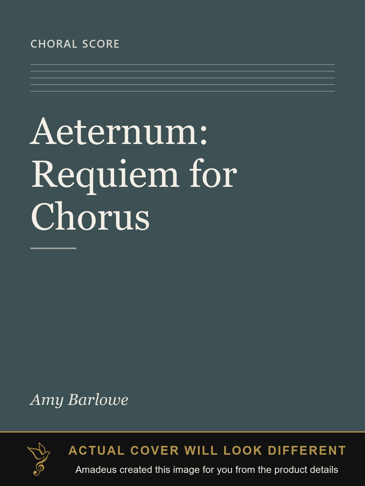 Aeternum: Requiem for Chorus - Amadeus created this image from the product details; the actual cover will look different